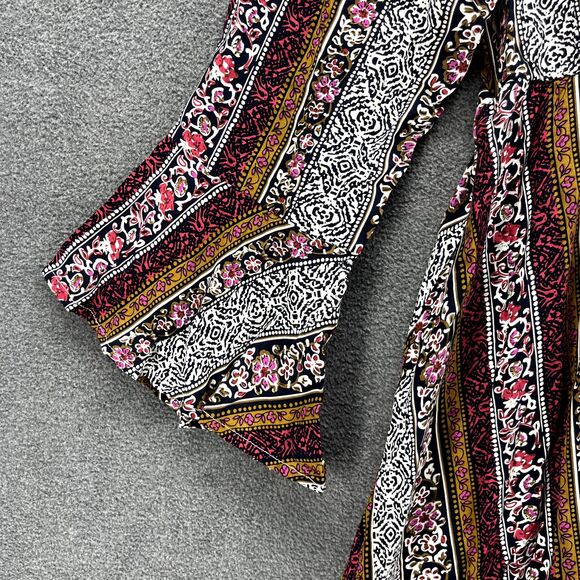 BloomChic Dress Plus Size 1X 14 16 Black white Stripe Short Sleeve V Neck Pocket - Picture 8 of 16